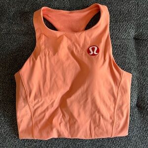 Lululemon Coral High Neck Tank Top Size 6